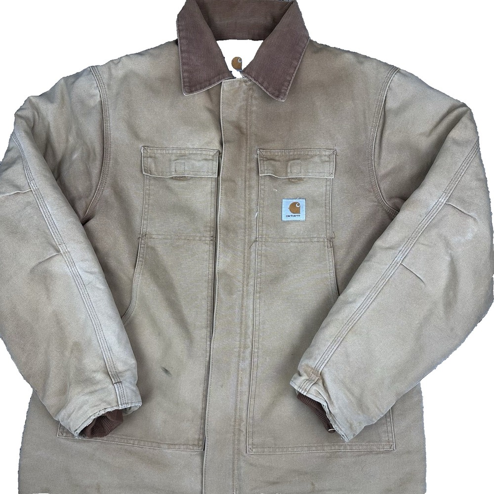Vintage Carhartt Arctic Coat Made In U.S.A. Brown (XXL)